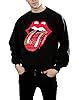 Rolling Stones Men's Christmas Tongue Sweatshirt Large Black #3