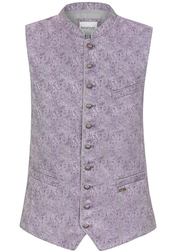 Chaleco tradicional morado para lucir impecable en la Oktoberfest con estilo Bergfeuer