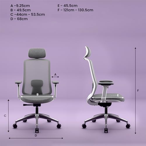 Image of Green Soul Cosmos Pro Premium Office Chair | High Back | Mesh Ergonomic Home Office Desk Chair (Sage Green) | DIY Installation| 3 Years Warranty