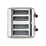Livoo - toster z 4 gniazdami DOD197 - szeroki otwór 3 cm, 1500-1700 W, 3 funkcje, 2 regulowane niezależne termostaty (7 poziomów)