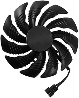 Wobekuy 88MM Video Card Fan Cooler T129215SU PLD09210S12HH for GeForce GTX 1050 1060 1070 Ti 480 470 G1 R9 380X GV-RX570 580