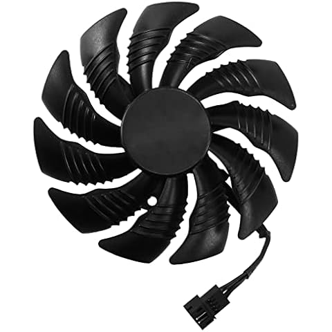 YUPVM 88MM Grafikkarte LüFter KüHler T129215SU PLD09210S12HH für Gigabyte GeForce GTX 1050 1060 1070 Ti RX 480 470 G1 R9 380X GV-RX570 580 Cover