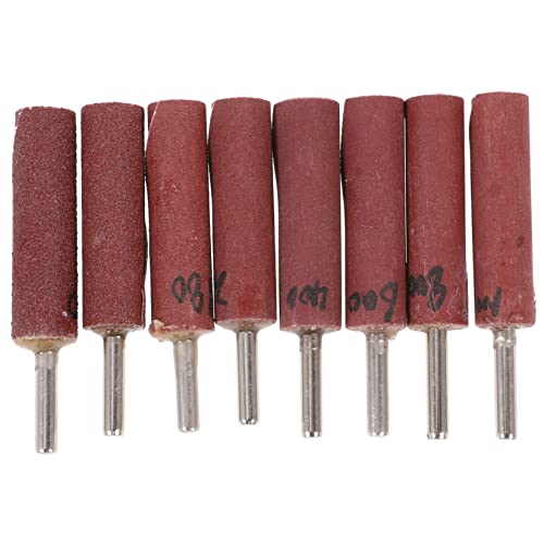 BESTonZON Rotary Tool Accessory Kit 8pcs Flap Wheel Sanding Drum Abrasive Flap Sander for Cylinder Head Porting