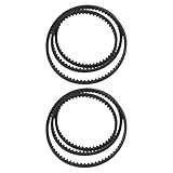 SING F LTD 2Pcs Timing Belt Compatible with TA-Miya TA03F 188T 564mm Effective Length 4mm Wide RC Model Car...