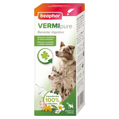 Beaphar VERMIpure Solución Líquida Natural Perros y Cachorros - 50ml