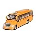 1/32 Odlew Ze Stopu Na Autobus Szkolny Model Samochodu Wycofać Z 4 Drzwiami Otwarty I Prawdziwy Głos Pojazd Zabawki Chłopięce Na Prezent Urodzinowy Dla Dzieci (Color : Yellow, Size : No box)