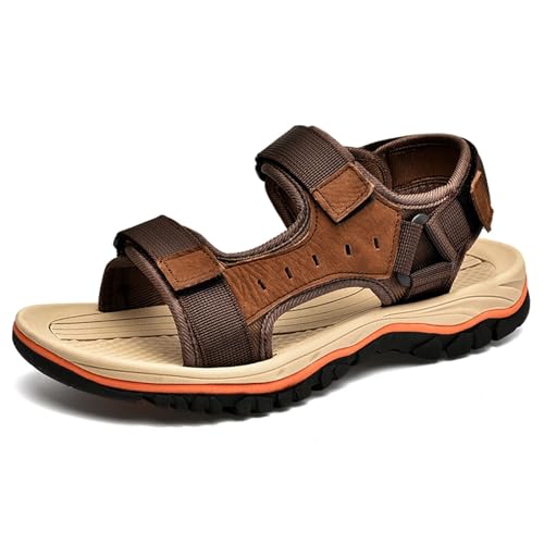 Sandalias para hombre 40 verano niños 34 23 para 30 talla 44 con plantilla 38 zapatos ortopédicos de cuero estables sandalias de trekking niños talla grande al aire libre impermeables 49 37 sandalias