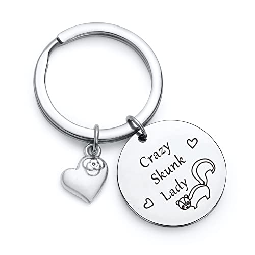 RSZOTW Skunk Lover, Girl, Owner, Whisperer Gifts Crazy Skunk Lady