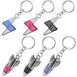 Yopcuvi 6 PCS Car Anti-Static Guard Bracelet Keychain, Static Electricity Remover Keychain, They Are a Great Gift for People Who Often Get Shocked by Static Electricity