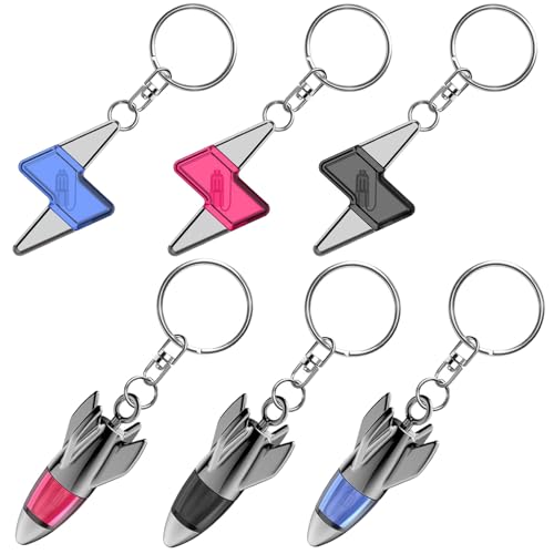 Yopcuvi 6 PCS Car Anti-Static Guard Bracelet Keychain, Static Electricity Remover Keychain, They Are a Great Gift for People Who Often Get Shocked by Static Electricity