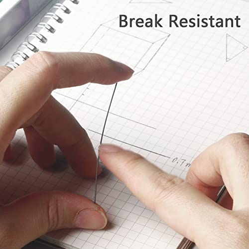 Xize Sh 2B Mechanical Pencil Refills 0.7Mm Resin Lead Refills For Mechanical Pencils 0.7,10 Tubes #TOP3