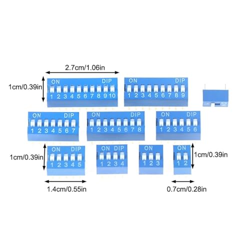 Module commutateur DIP 6 broches type coulissant pour vos projets de robotique DIY sur PCB - 7