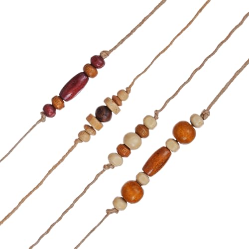Rakhi pour frères bracelet fait à la main en bois aromatique précieux