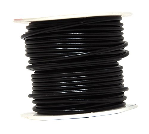 Image of Mandala Crafts 12 Gauge Silver Tone Black Anodized Aluminum Craft Wire | 276 FT, Colored, Flexible, Bendable for Bonsai Armature Sculpting Wire Wrapping Jewelry Making, Weather & Tarnish Resistant
