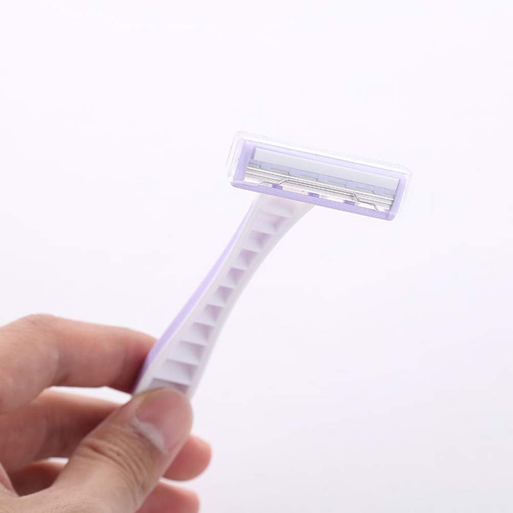 Epilatore di rasoio di capelli con lama in acciaio inossidabile per rasatura, epilazione per adulti e donne, colore B