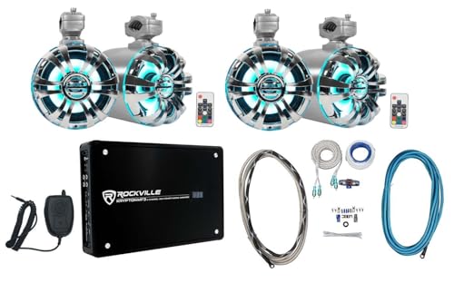 Rockville WB65KLED 4-Speaker Kit