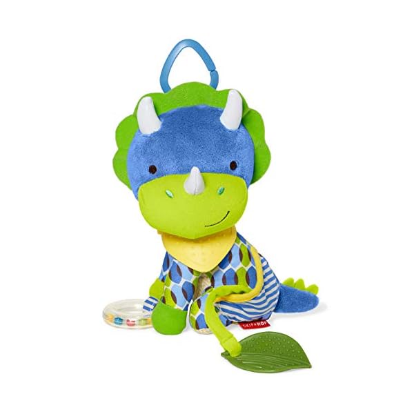 Skip Hop Bandana Buddies Aktivitätsspielzeug Fuchs mit Beißring, Multisensorisches Spielzeug, ab 0 Monaten
