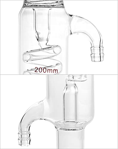 Qwork Jacket 200Mm Glass Condenser With 24/40 Joint For Laboratory #TOP3