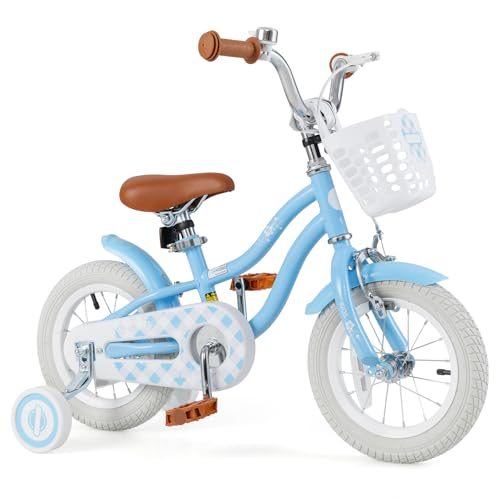 Image of BABY JOY Kids Bike, 12 14 16 18 20 Inch Boys Girls Bike w /Removable Basket