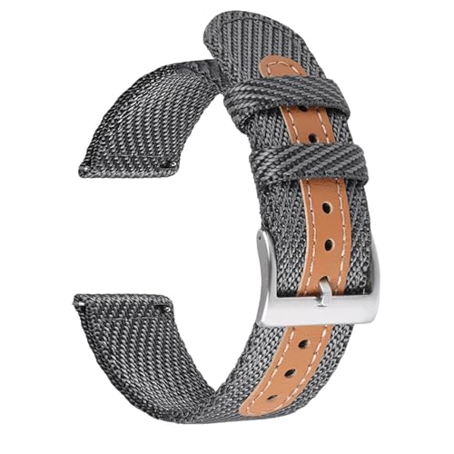 Bracelet montre toile nylon universel 18mm 20mm 22mm interchangeable