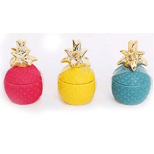 Image of Temerity Jones Mexican Floral Pineapple Candle Pot