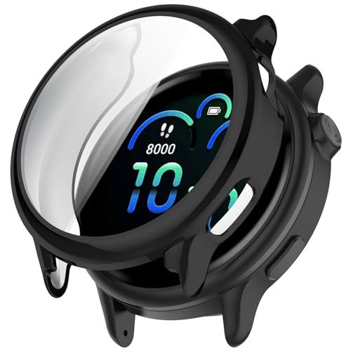 Coque Garmin Vivoactive 6 évite les rayures avec son TPU souple noir