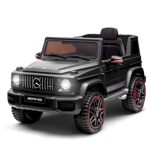 TEOAYEAH Licensed Kids Ride on Car with Parent Remote Control, Wireless Music, 12V 7Ah Battery Powered Electric Car Ride on Toys, Safety Belt, Suspension System