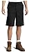 Dickies Occupational Workwear LR337BK 48 Cotton Relaxed Fit Men's Industrial Cargo Short with Metal Tack Closure, 48