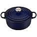 Le Creuset Dutch Oven - Signature Enameled Cast Iron - 2.75-quart Round - Indigo Blue