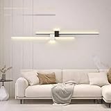 【Matériaux de Haute Qualité Eclairage Mural】 Cette lampe murale intérieur est fabriquée en fer forgé et en aluminium de haute qualité, traitée avec une finition en peinture cuite pour résister à la corrosion et à la rouille, garantissant ainsi sa durabilité. Elle est équipée d'un éclairage LED intégré, sans scintillement, avec un rendu des couleurs élevé, une distribution uniforme de la lumière et une lueur douce et non éblouissante, favorisant la santé des yeux.