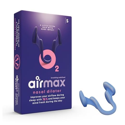 Airmax® | Anti-snarkning näsdilator | 1 pack - liten storlek | Andas bättre genom näsan | God natt och vakna upp | Mot nässtockning | Med ett bekvämt förvaringsfodral | Rekommenderas av läkare