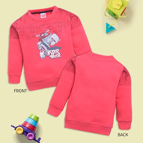 Image of LuvLap Baby Boys Full Sleeve Sweatshirt & Pyjama Set Pack of 1