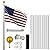 Super Tough 20-Foot Residential Sectional Flag Pole - Heavy Duty and Sturdy Flag Pole with 5 Anodized Aluminum Sections, Durable for Residential Outdoor Use - Silver