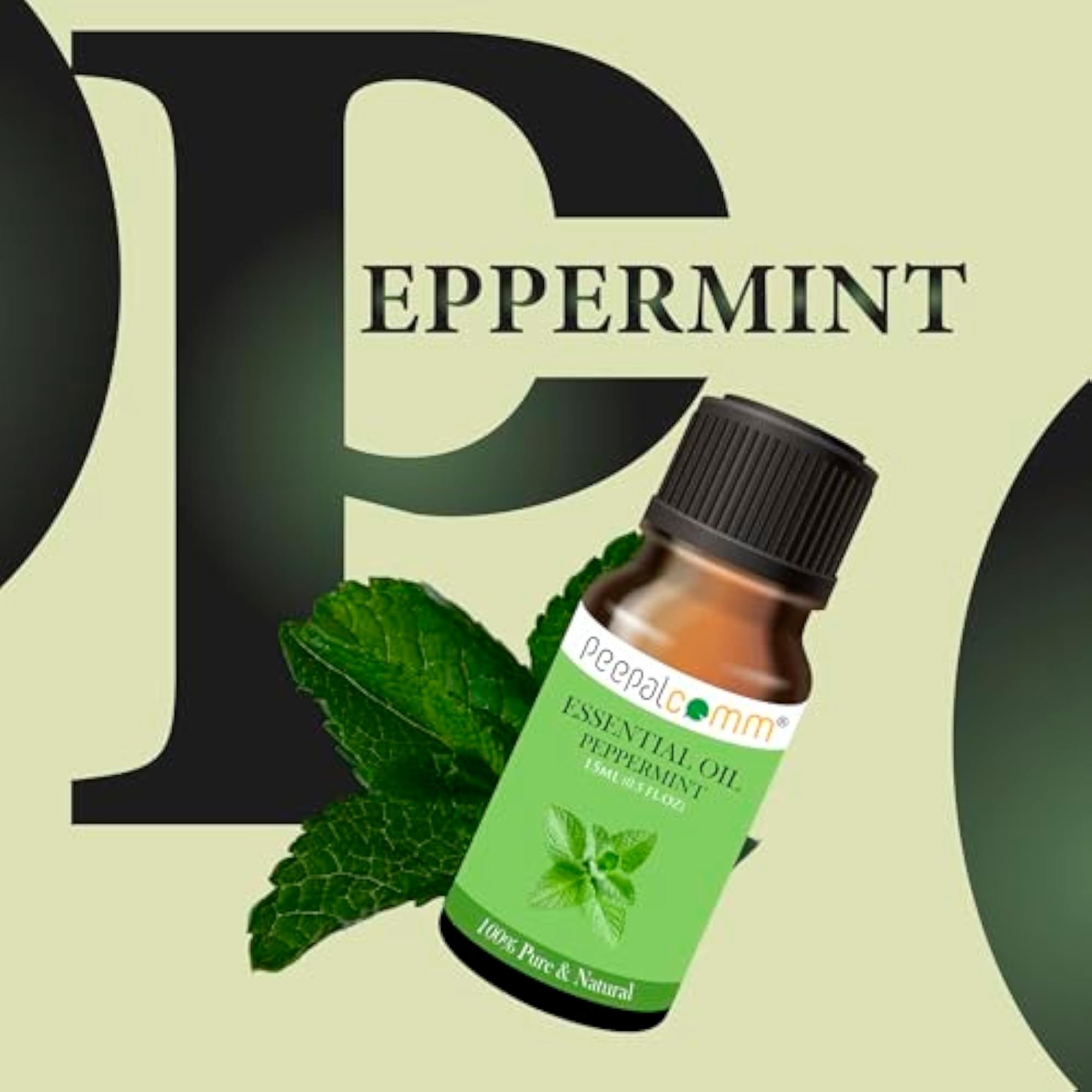 Peepalcomm Essential Oils, 2 Orange 1 Peppermint