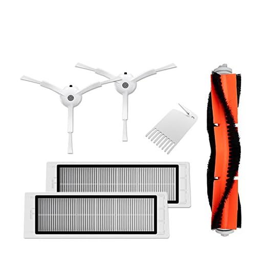 Xiaomi MI Reservdelar för S50 Roborock och MI Robotdammsugare, Vit, Paket med 6
