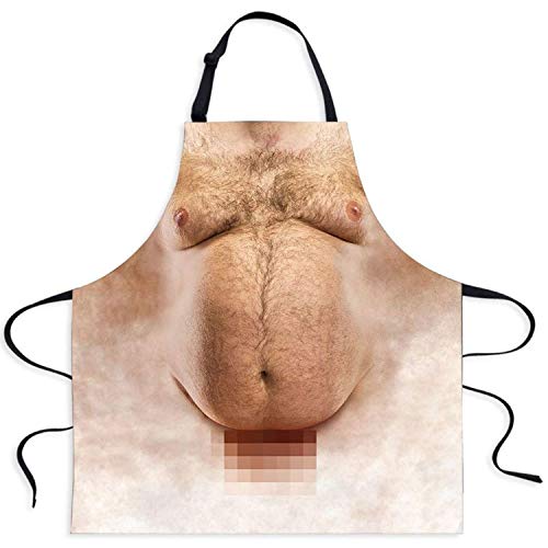 Fivebop Funny Apron Men Women Cooking Grilling Apron Creative Thanksgiving Christmas Gifts (Men 3)