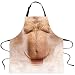 Fivebop Sexy Apron Novelty Naked Men Women Cooking Grilling Naughty Apron Funny Creative Thanksgiving Christmas Gifts (Men 3)