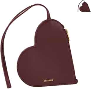 Amazon | [ジルサンダー] ポーチ ハート ストラップ 小物入れ バッグ