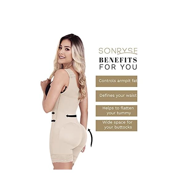 Sonryse-211BF-Fajas-Colombianas-Postparto-BBL-Stage-2-Post-Surgical-Compression-Garments-for-Women Sonryse Fajas Colombianas Post Surgery High Compression Stage 2 Faja Lipo 360 Tummy Tuck