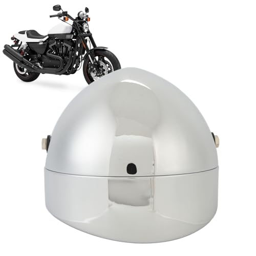 Carcasa para faros de motocicleta de 7 pulgadas con acabado cromado Premium 4