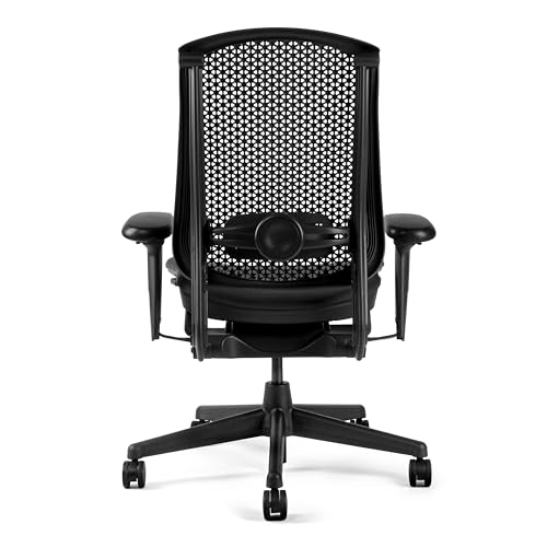 Image of HM Celle Chair Renewed Cellular Suspension Back & Seat, Harmonic Tilt, Passive PostureFit | 350 lbs Capacity, Adjustable Lumbar, Durable Design, 12-Year Warranty.