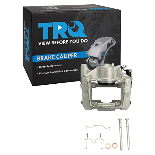 Image of TRQ Rear Right Brake Caliper w /Bracket Passenger Side