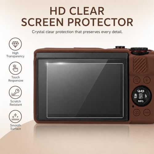 Funda de silicona para Canon PowerShot G7 X Mark II miniatura 5