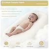 Infant Support Cushion - Baby Support Cushion for Newborn, 0-24 Months, Breathable Cotton Fabric Infant Support Cushion, Portable Newborn Essentials for Home and Travel, White (Cover Included) #1
