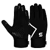 Guantes para correr Ciclismo Invierno Hombres Mujeres Guantes Térmicos Conducción Deportes Pantalla táctil Anti Slip Shock Grip Espesado Forro Polar a prueba de viento al