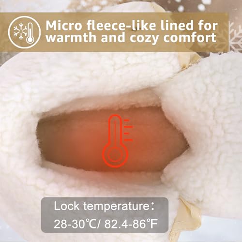 STQ Womens Winter Duck Boots Waterproof Cold Weather Snow Boots2