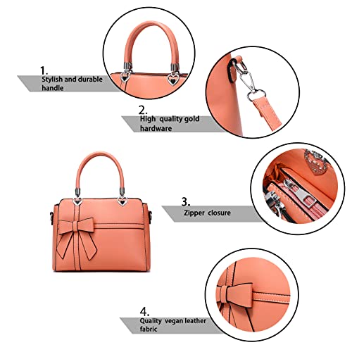 Shuiangran Brick Red Purses And Handbags For Women Top Handle Satchel Shoulder Ladies Crossbody Bags #TOP4
