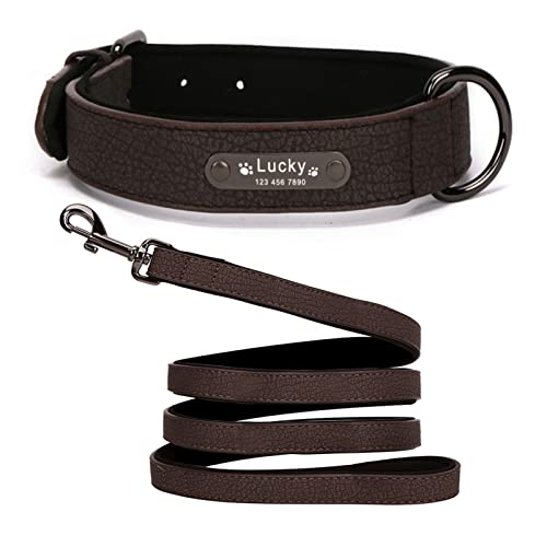 Collier pour chien qui tire : la solution en cuir noir ajustable taille L - 2