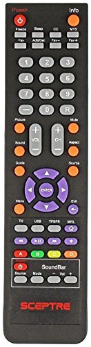 Sceptre TV U50 Remote (Certified Refurbished)