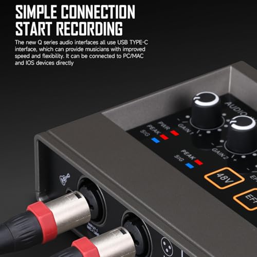 Carte son podcast et studio compacte pour enregistrer vos épisodes n'importe où via USB-C